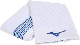 Mizuno 049565296459 Retro Stripe Caddy Towel Golf Staff Color White-blue