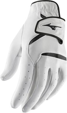 Mizuno 049565302655 New Jpx Golf Glove White/black Mens Small S