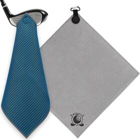 Mosty-gt01 Mosty Dual-layer Magnetic Golf Towel Waffle 15.75 Inches X Blue