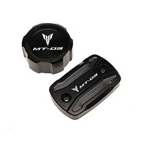 Frbc-ya03-ym Mowok Motorcycle Front Rear Brake Fluid Cylinder Master Reservoir Cover Black