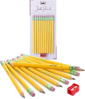 Jmb10 Mr. Pen Pen- Jumbo Pencils 10 And 1 Count Pack Of Graphite