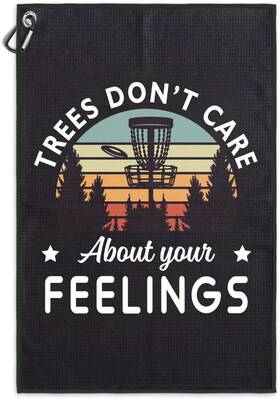 Ugt033 Msticey Tree Donftt Care About Your Feelings Printed Microfiber Disc 23.5x15.5 Black