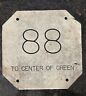 Na Ssi Vintage Yard Marker Plastic Sign Golf Club Yardage