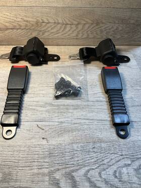 400386 Netuera Golf Cart Seat Lap Belts 2 Universal Retractable 42 Inch For Ezgo/yamaha/club Car