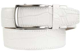 Nexbelt 811685021644 New Reptile Series Alligator Cut To Fit White Golf Belt