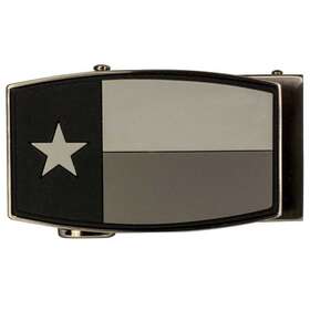 Nexbelt 818172028506 New Classic Series Black Aston Pvc Texas Flag Belt Buckle