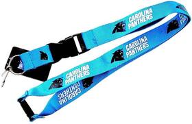 Nfl-ln-095-29 Nfl Team Lanyard Carolina Panthers Blue 36 Inch New