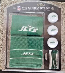 Nfl/team Golf 637556320209 New York Jets Premium Gift Set 3 Balls Deluxe Towel And Tees Nfl/team Golf 637556320209 New York Jets Premium Gift Set 3 Balls Deluxe Towel And Tees