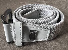 Nike 840128164440 G-flex Woven Stretch White Golf Belt Mens Size Large 40-42