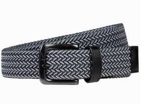 Nike 840128164457 New G-flex Woven Stretch Dark Grey/white Golf Belt Mens Size Extra Large