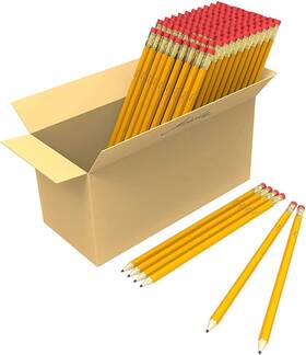 Nikola Works 750253816537 Bulk 650 Pack Premium Pre-sharpened #2 Hb 1 Count Of Yellow
