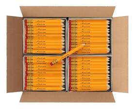 Gpe384 Nikola Works Mini Golf Pencils With Erasers - 384 Count Pack Of 1 Yellow