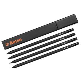 Notsu 810035671324 4pc Black Pencils #2 Set All Wood 4 Count Pack Of 1