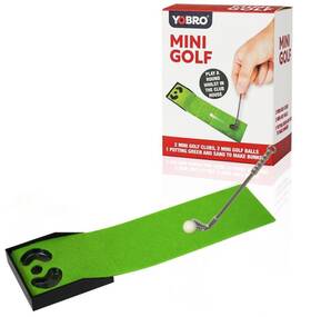 Offic Desk Top Mini Golf Gift Set 060753023287 The Desktop Putting - Cute Tiny Portable Funny Gag Joke