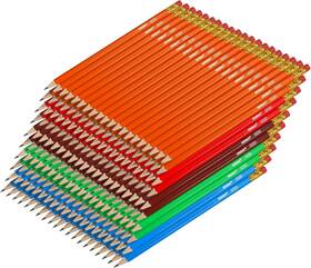 200qb Osimig Wood-cased #2 Hb Pencils 200 Count 1 Pack Of Multicolor