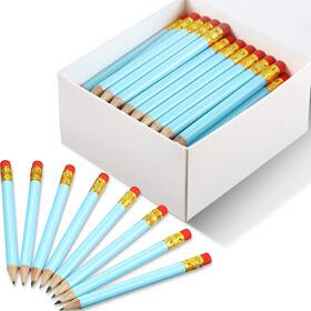 Tjrw-outus-3438 Outus 72 Pieces Golf Pencils Half 1 Count Pack Of Light Blue