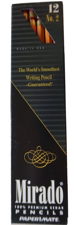 Paper Mate 070735020970 Mirado Woodcase Pencil Hb #2 Yellow Dozen