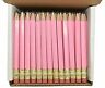 Paspin144halfpencil Unbranded Half Pencils With Eraser Pastel Pink Golf Short Mini