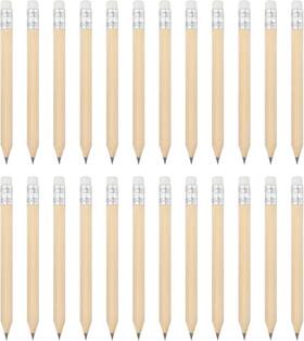 Pta240616tt000009 Patikil Half Golf Pencils Bulk 24 Pack 1 Count Of White