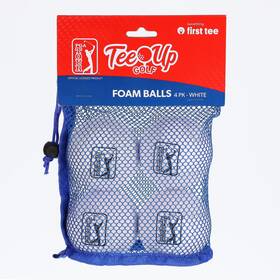 Pga Tour 850024265233 Tee-up Extra Large New Foam Golf Balls Set Of 4 White