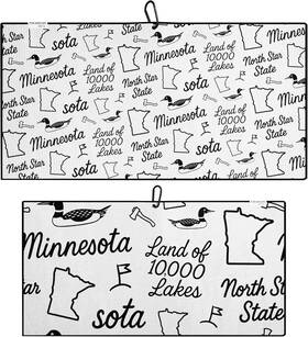 Pin Hunters Golf Co 860009045828 Minnesota-themed Microfiber Towel Premium Large Minnesota Pin Hunters Golf Co 860009045828 Minnesota-themed Microfiber Towel Premium Large Minnesota