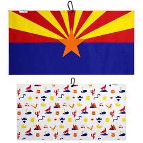 Pin Hunters Golf Co 860009045897 Arizona Flag Microfiber Towel Premium Large