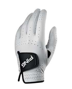 Ping 881978129807 New Rh Sensor Tour White/black Mens Small Leather Golf Glove S