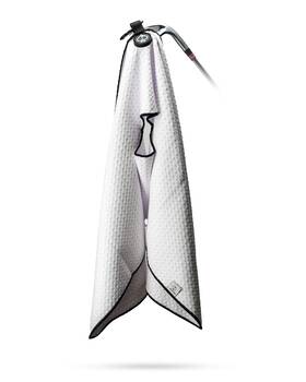 Pins & Aces 730056104444 And Magnetic Premium Tour Towel - 39 Inches X 15 White