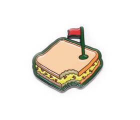 Pins & Aces 810089628015 New And Pimento Cheese Sandwich Golf Ball Marker