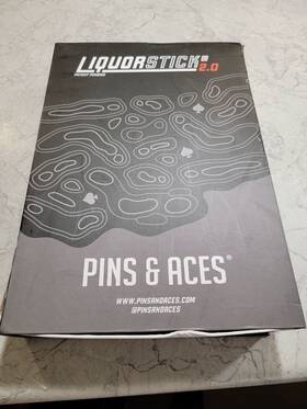Pins & Aces 810089629241 And Golf Liquorstick 2.0 Electric Drink Dispenser Rechargeable