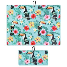 500015 Playing It Forward Microfiber Golf Towels For Bags And Carts - Premium Weave Large Toucan