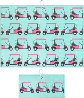 500016 Playing It Forward Golf Cart Fun Towel With Clip For Women And Men Large