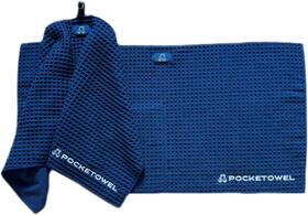 Ptlo001 Pocketowel Magnetic Golf Towel Large 31 Inch X 16.3 Premium Microfiber Waffle Navy