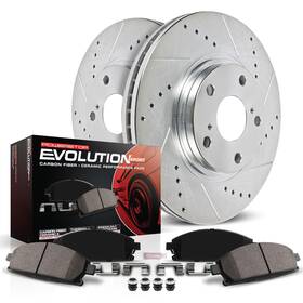 K6971 Powerstop Front Brake Kit For Mazda 3 2014-18 Cx-3 2016-21 - Drilled