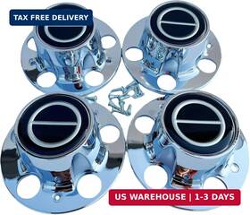 Ppcovers 744702241629 4pcs Replacement For Ranger Bronco Ii Explore Chrome Wheel Center Cap Hub Caps
