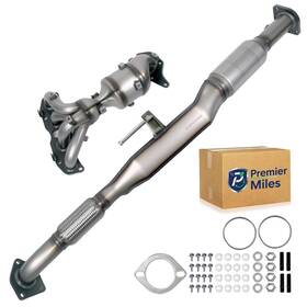 Premier Miles Pmcc-017 High Flow Catalytic Converter Compatible With Nissan Altima 2007-2012 2.5l L4