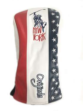 Prg Original 680147270773 New Liberty Red/white/blue Leather Driver Headcover Prg Original 680147270773 New Liberty Red/white/blue Leather Driver Headcover
