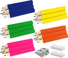 Qilery-pencils-0049 Qilery 30 Pcs Back To School Supplies Short 1 Count Pack Of Wooden