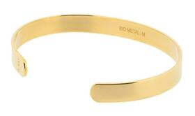 4350123723 Qray Gold Lite Steel Golf Athletic Bracelet Small 6 Inch 7