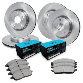 Ceb.80057.02 R1 Concepts Front And Rear Brake Kit For 2001-2003 Mazda Protege 2002-2003 M