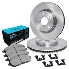 R1 Concepts Feb.13014.02 Front Brake Kit Fits 2018-2022 Subaru Crosstrek 2017-2022 Subaru