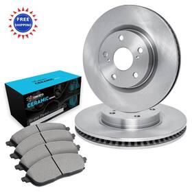Feb.67115.02 R1 Concepts Front Brake Kit 2013 2019 Nissan Sentra Blank Rotors Ceramic