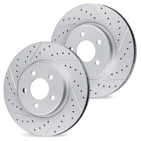 R1 Concepts Wbpn1-59012 Front Brake Rotors For 2017-2020 Acura Mdx 2015-2024 Honda Odyss