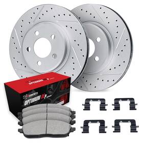 Wbuh1-59094 R1 Concepts Front Brake Kit For 2017-2022 Acura Ilx 2016-2017 Honda Accord