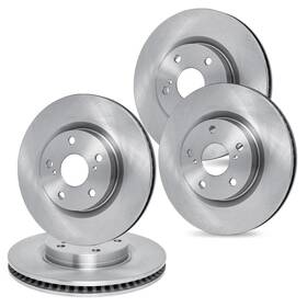 R1 Concepts Wfpn2-13049 Front And Rear Brake Rotors For 2016-2017 Subaru Crosstrek 2014-