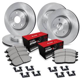 Wfuh2-59044 R1 Concepts Front And Rear Brake Kit For 2010-2012 Acura Rdx 2007-2016 Honda