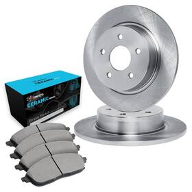 R1 Concepts Wfwn1-13043 Rear Brake Kit Fits 2016-2023 Subaru Crosstrek 2014-2018