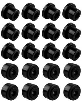 Gca0831 Rainyuparts Wumzij Golf Cart A-arm Bushing Kit Compatible With Gtw Front Lift And Black