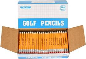 Rl-dgx-200 Rarlan Golf Pencils With Erasers 2 Hb Pre-sharpened 200 Count Bulk Pack