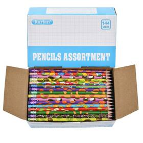 Rarlan Rl-hm-144 Pencil Assortment #2 Hb Assorted 144 Count Pack Of 1
